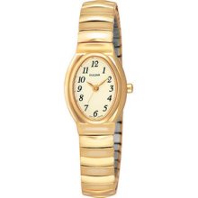 Gold Tone Champagne Dial Expansion Watch