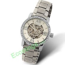 Good Jewelry Unique Stainless Steel Mechanical Wrist Watches