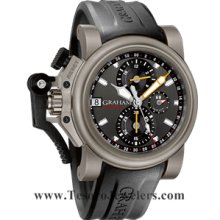 Graham Chronofighter Oversize Airwing Gun Metal 2OVKT.T01A