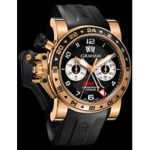 Graham Chronofighter Oversize GMT Black Gold Watch 2OVGR.B21A