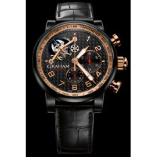 Graham Silverstone Tourbillograph Red Gold/PVD Watch 2TSAZ.B03A