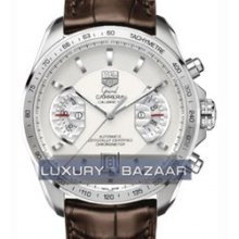 Grand Carrera Automatic Chronograph (SS / Silver / Leather )