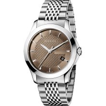 Gucci YA126406 Watch G-Timeless Mens -Brown Dial