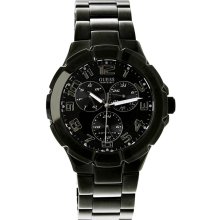 Guess Black Ionic-Plated Bracelet Waterpro Men's Watch U11511G1