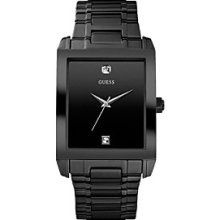 Guess Black Men's Dress Watch - Black