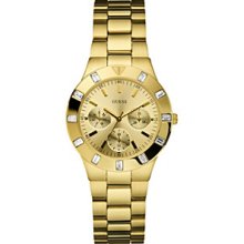 Guess Gold Stainless Steel Women's Watch U11058L1