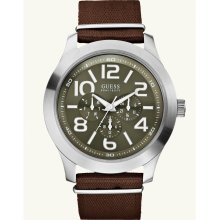 GUESS Masculine Casual Watch - Brown