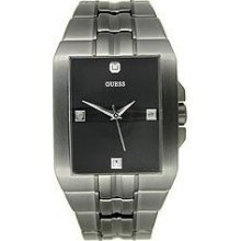 Guess Men's U12517G2 Black Stainless-Steel Quartz Watch with Blac ...