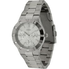 Guess U10075L1 Sports Silver Dial Stainless Steel Women's Watch