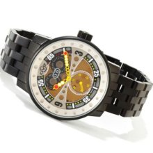 GV2 by Gevril Men's Powerball Swiss Quartz Stainless Steel Bracelet Watch