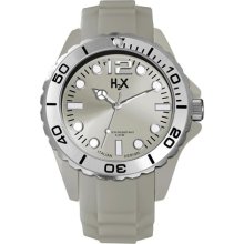 Haurex Italy Men's SC382UC2 Reef Silver Luminous Dial Rotating Be ...