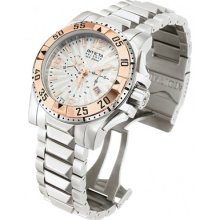 Invicta 10887 Men's Excursion Slvr Dl Qtz 3h Rose Bz Ss Watch