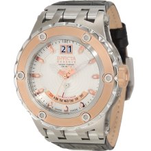 Invicta Men's 10098 Subaqua Reserve White Textured Dial Watch