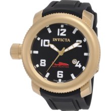 Invicta Men's 1545 Sea Hunter Black Dial Rubber Watch