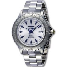 Invicta Men's Automatic Ocean Ghost Stainless Steel Silver Dial Watch - 2299