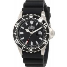 Invicta Men's Pro Diver Black Dial Black Polyurethane Watch 10917