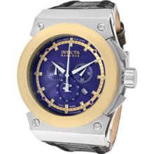 Invicta Watches Men's Akula/Reserve Chronograph Blue Textured Dial Bla