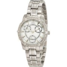 Invicta Women's 1777 Wildflower Mother-of-pearl Dial Stainless Steel Watch