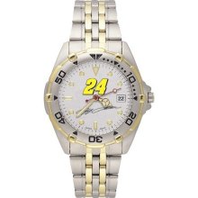 Jeff Gordon #24 Men's All Star Watch with Stainless Steel Bracelet