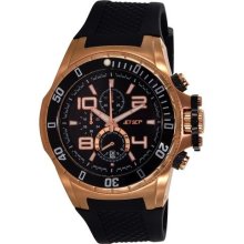 Jet Set Palermo Men's Watch in Black / Rose Gold