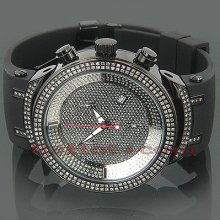 JoJo Joe Rodeo Master Diamond Watch 2.20ct Black