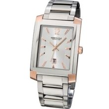 Kenneth Cole Men's Kc3753 Reaction Silver Dial Silver-tone Bracelet Watch