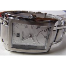 Kenneth Cole Men's Quartz Silver Dual Calendar Watch w/ Bracelet $495