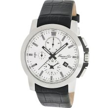 Kenneth Cole New York Chronograph With Embossed Strap