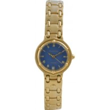 Krug Baumen 5117kl Ladies Charleston Blue Gold Watch Rrp Â£109