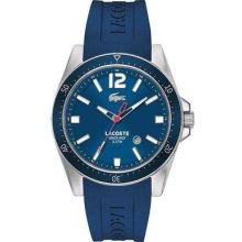 Lacoste 2010665 Seattle Blue Silicone Strap 43mm Men's Watch