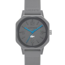 Lacoste '80th Anniversary' Silicone Strap Watch, 42mm