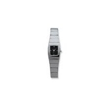 Ladies Chisel Tungsten Black Dial 19x24mm Watch