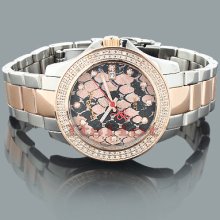 Ladies Diamond Watch by Joe Rodeo: Zibra Model 1.25ct