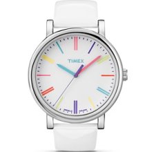 Ladies' Easy Reader Multi Watch with White Strap