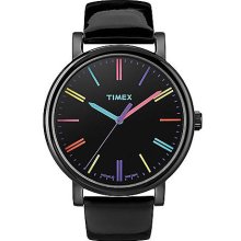 Ladies' Easy Reader Multi Watch with Black Strap