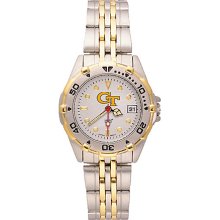 Ladies Georgia Tech University Watch - Stainless Steel All Star