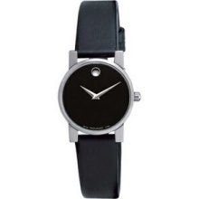 Ladies` Movado Museum Moderna Stainless Steel Strap Watch