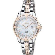 Ladies' Seiko Solar Diamond Dress Watch Sut072