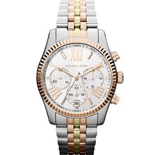 Ladies' Tri-Color Chronograph Watch