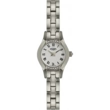 LB02862-01 Rotary Ladies Silver Tone Cocktail Watch