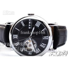 Leather Mechanical Watch Wrist Brand Watch Shipping F-w8462