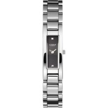 Links of London Selene Black Dial Stainless Steel Watch