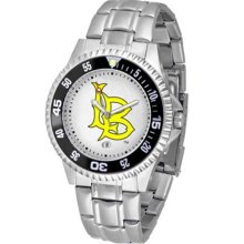 Long Beach State 49ers Mens Steel Bandwrist Watch