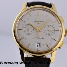 Longines Flagship Heritage Chronograph18K Yellow Gold 37.8MM