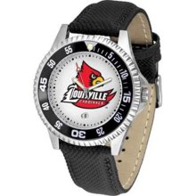 Louisville Cardinals NCAA Mens Leather Wrist Watch ...