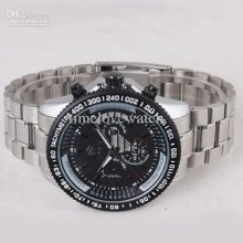 Low Price 4pcs Black Dial Week And Date St. Steel Band Automatic Mec