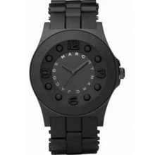 Marc by Marc Jacobs MBM2510 Men's Pelly Black Ion Plated Rubber Bracel