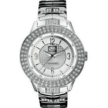 Marc Ecko Men's Silver Iced Watch E16533g1