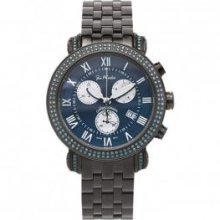 Matching Blue Diamonds and Dial 3.50ct Black Joe Rodeo Watch