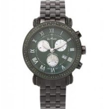 Matching Green Diamonds and Dial 3.50ct Black Joe Rodeo Watch